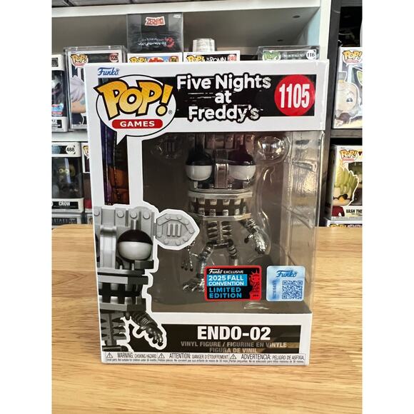NEW IN HAND EXC LE Endo-02 Five Nights at Freddy's Funko Pop #1105 5NAF Horror - Picture 1 of 6
